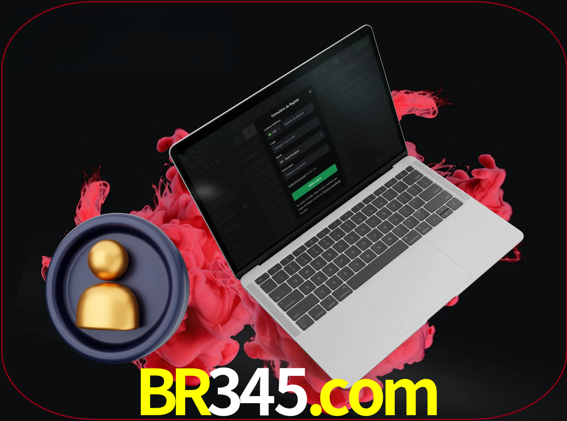 No cabeçalho do site br345, clique no botão que o levará a um formulário especial onde terá de introduzir as suas informações actuais.