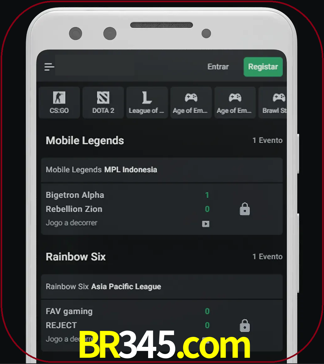 Esportes permitem apostar nos maiores torneios.