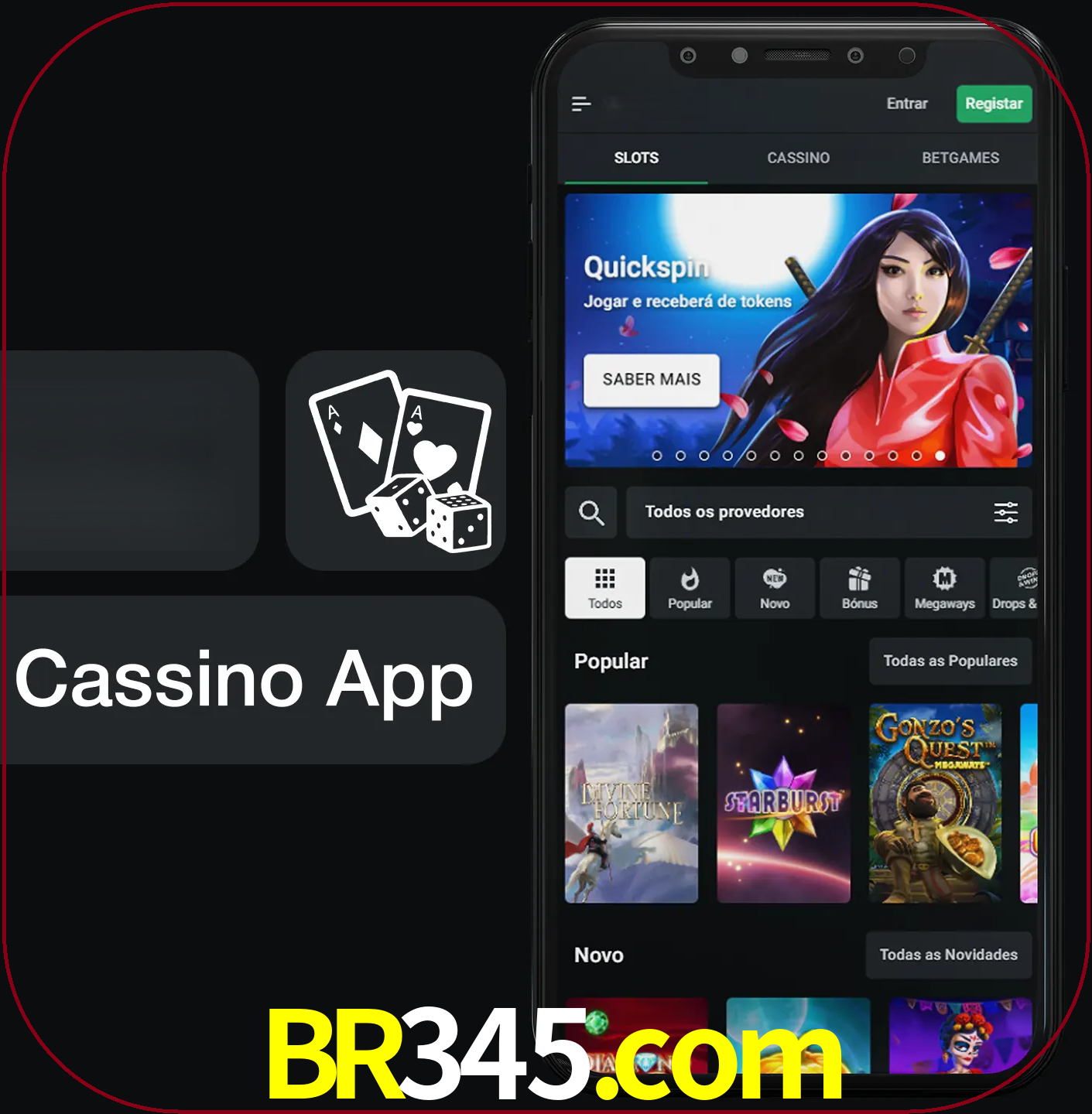 Jogue jogos de cassino e ganhe.