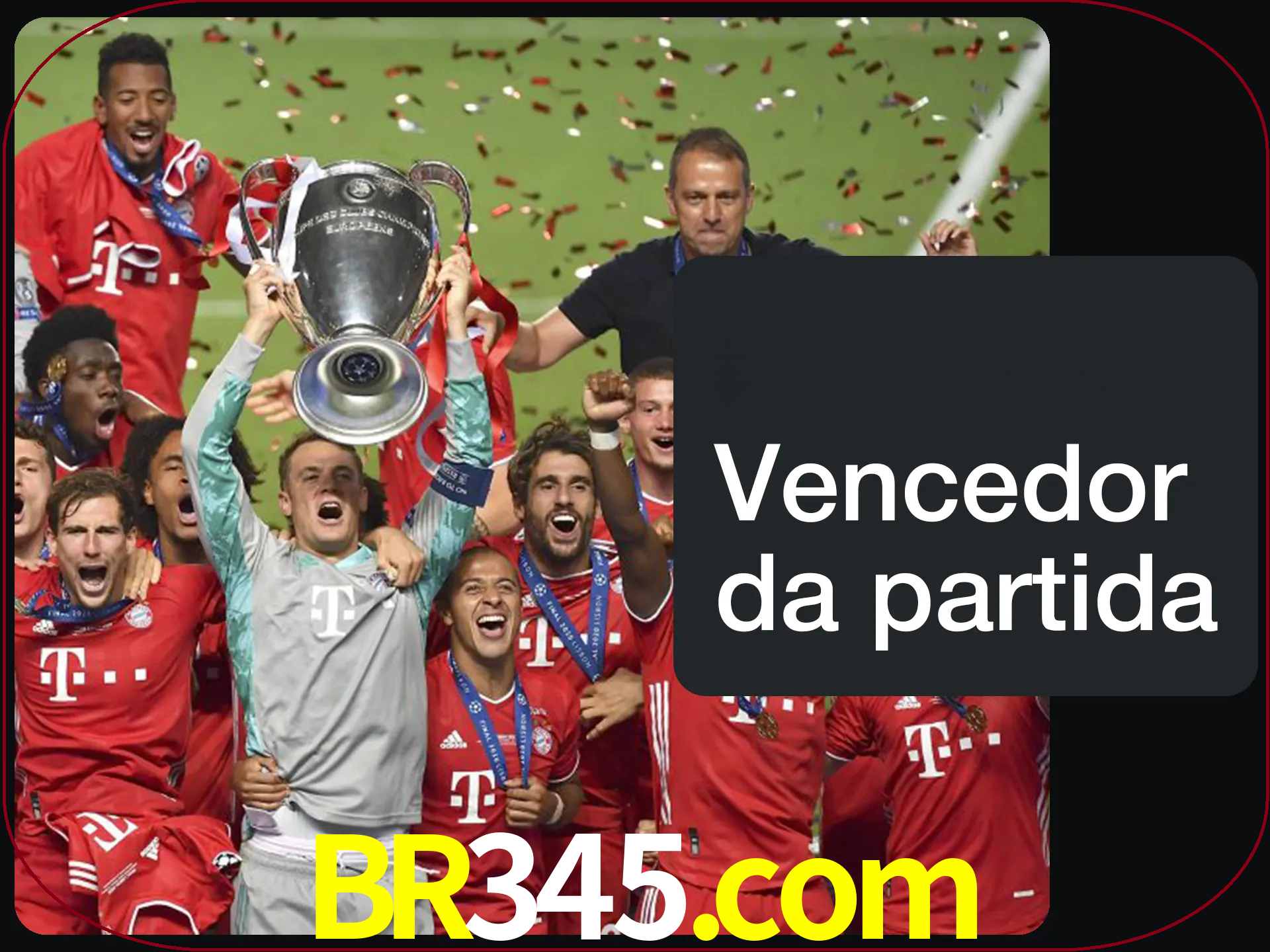 Aposte no vencedor e ganhe uma grande quantia de dinheiro.