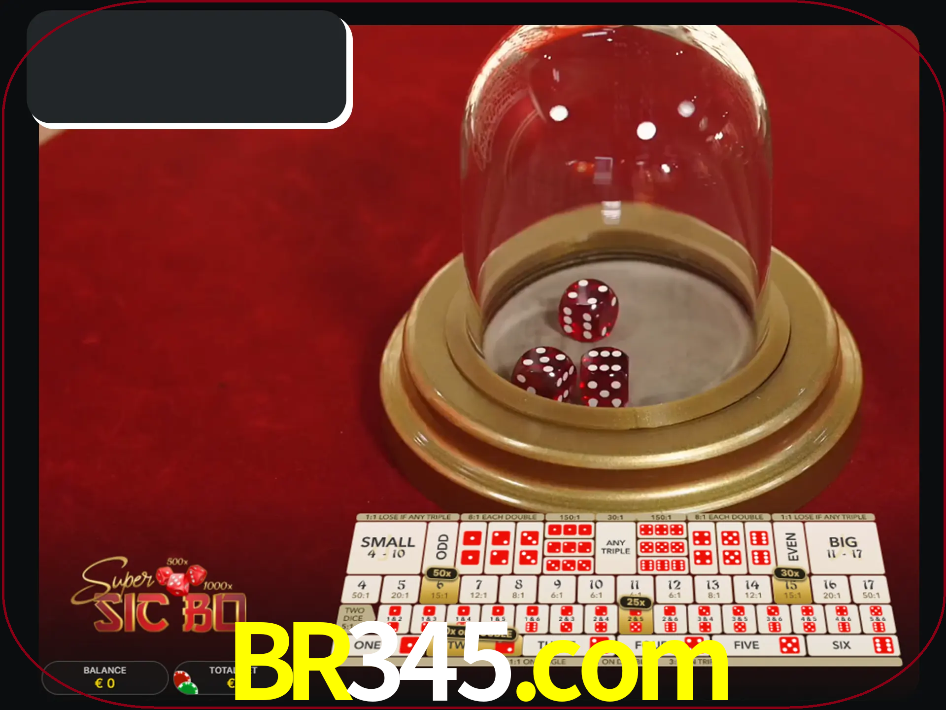 Deixe os dados ao seu lado nos jogos da Sic Bo.