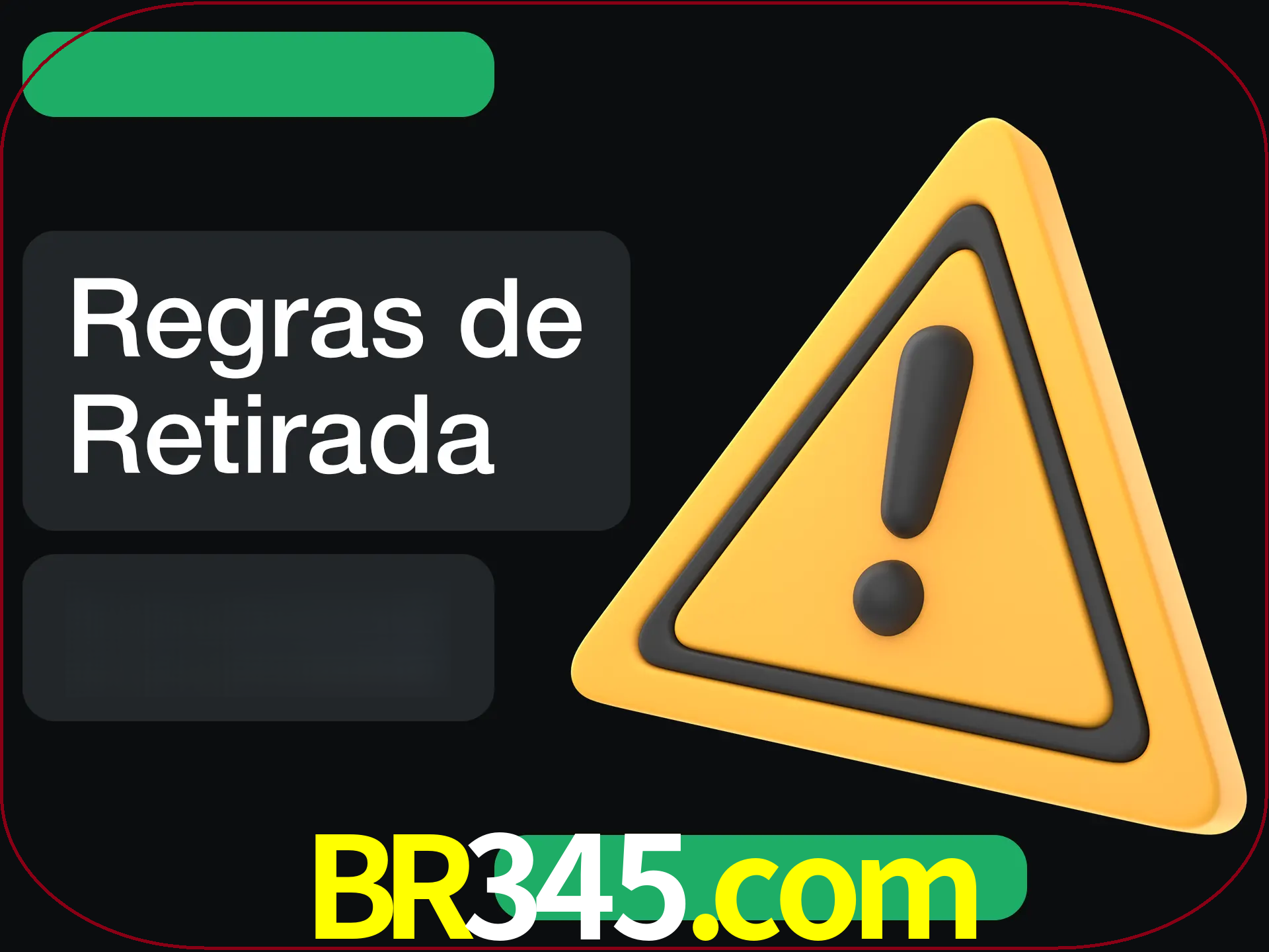 Leia as regras antes de fazer primeiro comdawal.